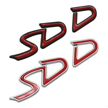  3D Металлический Логотип D SD Эмблема Заднего Багажника Значок Наклейки на Кузов Автомобиля Наклейки для MINI COOPER S D R50 R53 R55 R56 F54 F55 F56 F57