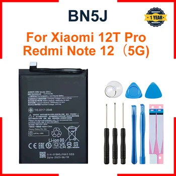  Новый Оригинальный Аккумулятор 5000 мАч/4900 мАч BN5J Для мобильных Телефонов POCO X5 5G, Xiaomi Redmi Note 12 5G + Инструменты