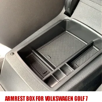  Коробка для Подлокотника Volkswagen Golf 7 2013-2019 для Golf MK7 VII 5G Центральный Ящик Для Хранения Подлокотника Контейнер Держатель Лоток